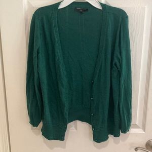 Banana republic petite medium green sweater.